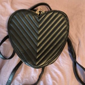 F21 Heart shaped backpack